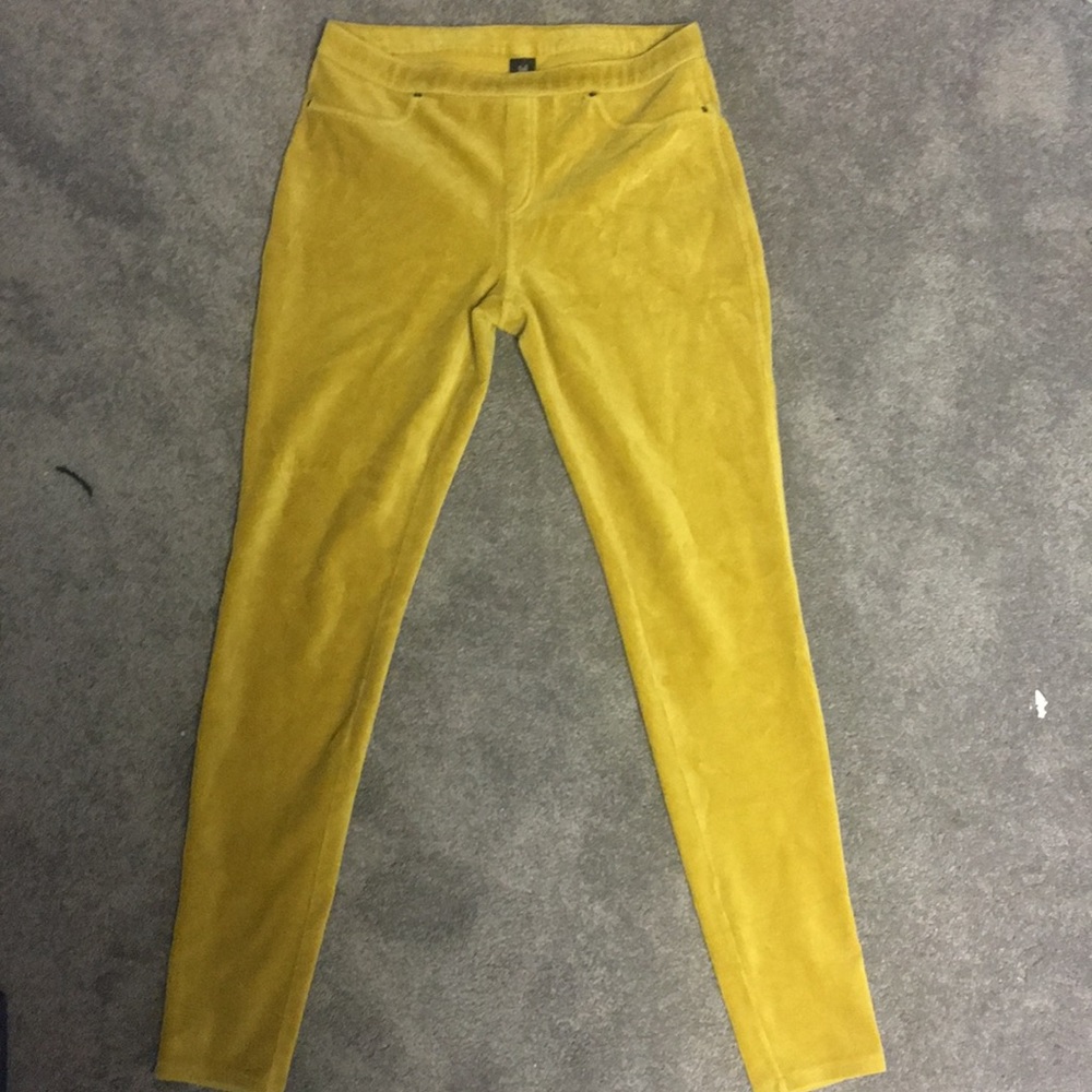 Goldenrod corduroy leggings